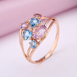  Russisches Goldschmuck Topas