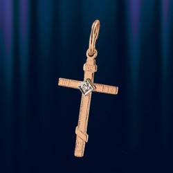Kreuzanhaenger  russian  red gold