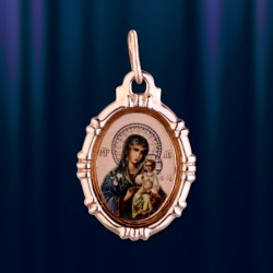 Ikone, russische Goldschmuck 