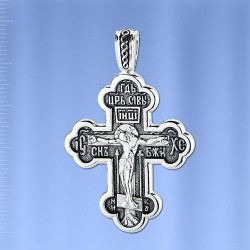 Kreuzanhaenger russisches Sterling Silber