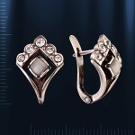 Бижутерия Серьги с улекситом 