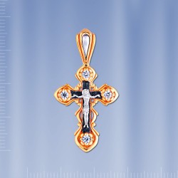Kreuzanhaenger mit Zirkonia