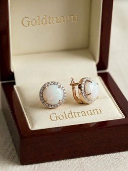 Ohrringe mit Opal
