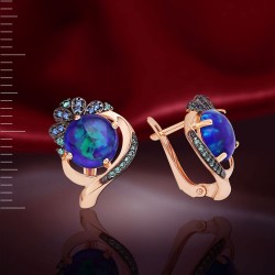 Ohrringe mit Opal