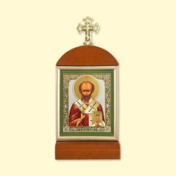 Russische Tischikone  Heiliger Nikolai