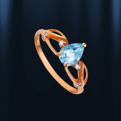  Russisches Goldschmuck Topas