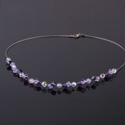 Colleir mit Kristiallen von Swarovski