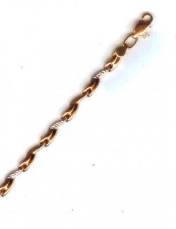 Armband aus Rot/Weissgold 585°