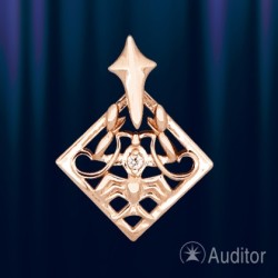 Sternzeichen "Krebs" russisches Gold