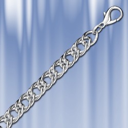 Doppelpanzerketten. Silber