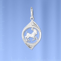 Sternzeichen aus Silber "Steinbock" 