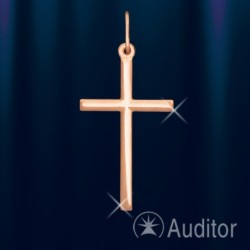 Kreuz-Anhaenger russisches Gold