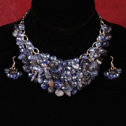 Set aus Azurstein 	