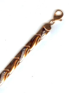 Armband aus Rot/Weissgold 585°