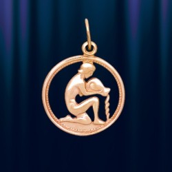 Sternzeichen aus  Silber "Wassermann"