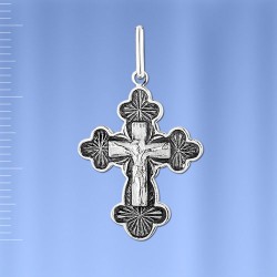 Kreuzanhaenger russisches Sterling Silber