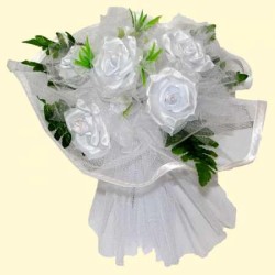 Hochzeit Blumenstrauss "Weiss" Deko