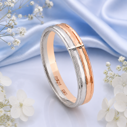 Ehering Trauring 585 bicolor