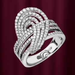 Gianni Lazzaro  Weissgoldring mit Brillanten