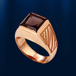 Herrenring aus Rotgold