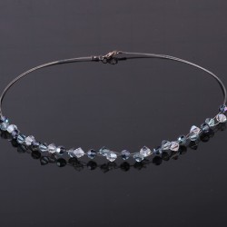Colleir mit Kristiallen von Swarovski
