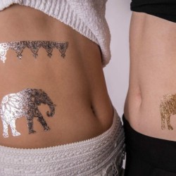Metallic  Tatto Indien