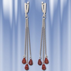 Ohrhaenger aus Silber mit Zirkon