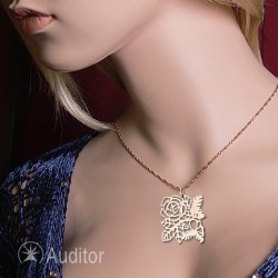 Russische Gold Anhaenger 