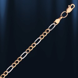  Halskette aus Rusgold. Bicolor