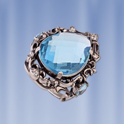 Russian silver ring