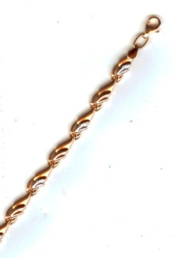 Armband aus Rot/Weissgold 585°