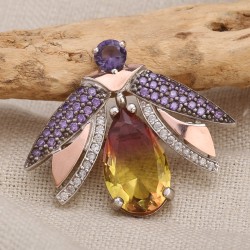 Brosche Silber