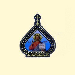 Rissische Ikone fuer Wagen  Iisus- Pantokrator
