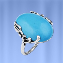 Ring mit Tuerkis Silber 
