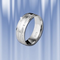 Silber Trauring