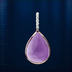 Russisches Goldschmuck Amethyst