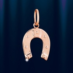Anhaenger "Hufeisen" russische Goldschmuck