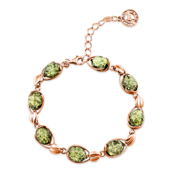 Vergoldeter Silberarmband "Herrlichkeit"