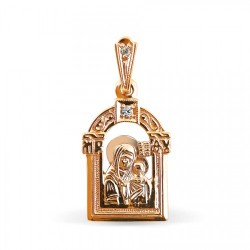 Anhaenger- Ikone russisches Gold