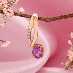 Goldanhänger mit Diamanten