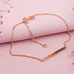 Goldarmband 585 mit Diamanten