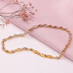 Goldarmband Russisches Gold 585 Bicolor