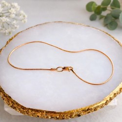 Russisches Rotgold 585 Armband Snake 1,0