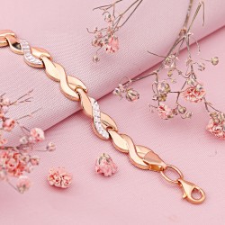 Goldarmband Russisches Gold 585 Bicolor