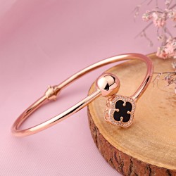 Rotgold 585 Russisches Gold in Deutschland Armband Zirkonia Onyx ⌀10 мм