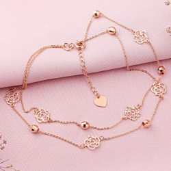 Damenfusskette Fusskette Gold 585
