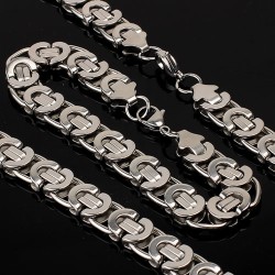  Stahlkette & Armband
