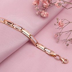 Goldarmband Russisches Gold 585 Bicolor