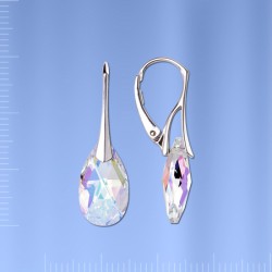 Серьги с кристаллами Swarovski®. Серебро