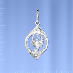 Sternzeichen aus Silber  "Krebs" 